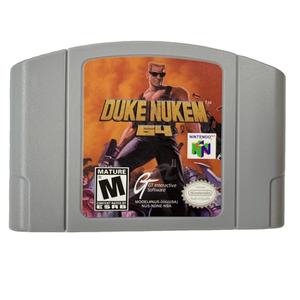 Tarjetas N64 <span class=keywords><strong>Duke</strong></span> <span class=keywords><strong>Nukem</strong></span> 64 EE. UU. NTSC Versión Cartucho de videojuego de 64 bits Regalos de Navidad Idioma inglés - Product Image 1