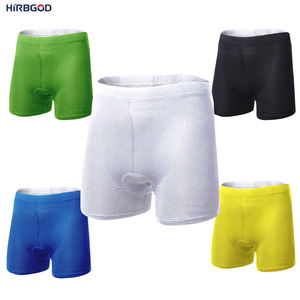 HIRBGOD – sous-vêtements de cyclisme en maille de Polyester pour <span class=keywords><strong>homme</strong></span>, culotte d'équitation à coussin de Gel 3d, sous-vêtement de vélo respirant - Product Image 1