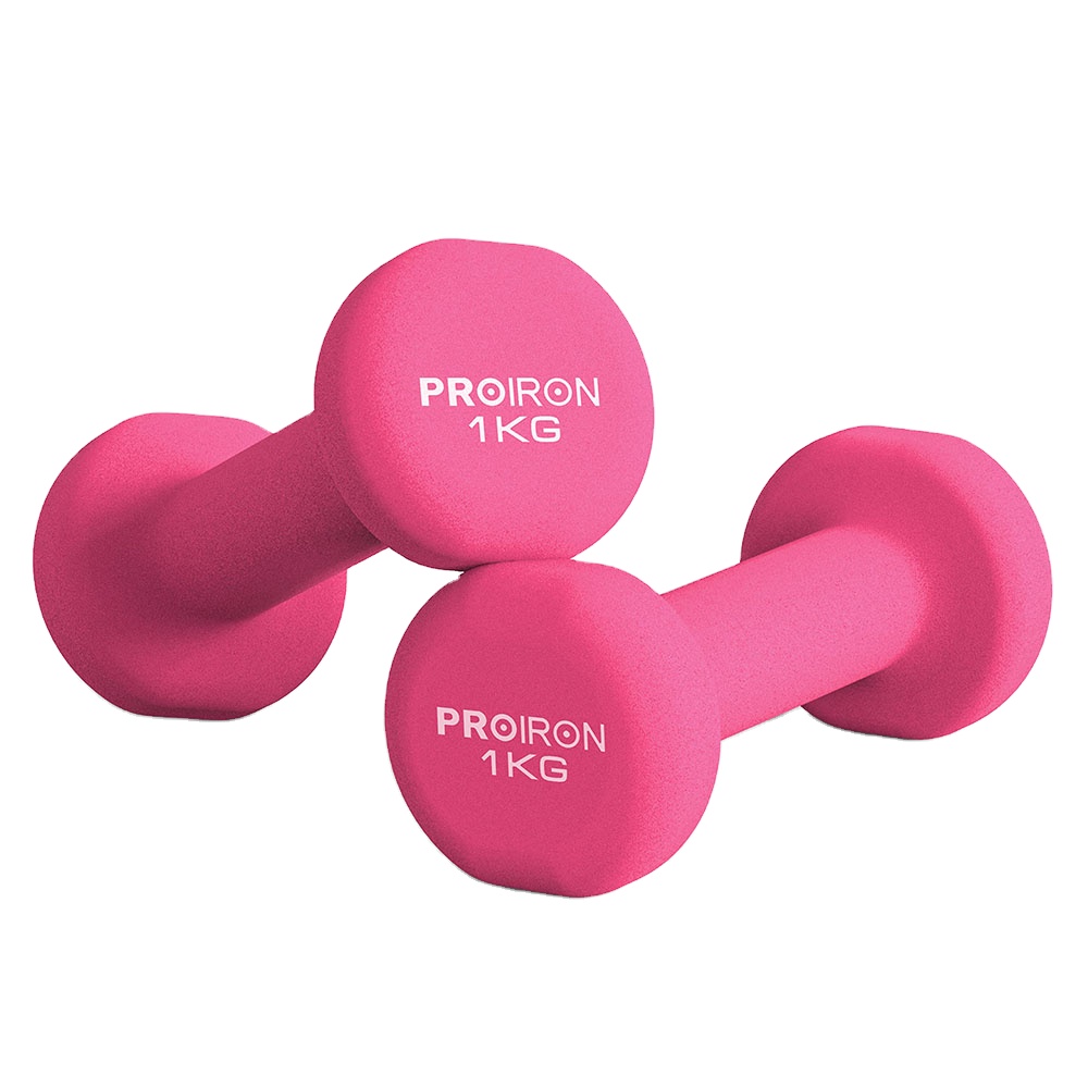 Hot sale colorful home fitness gym weights cast iron matt KG women hex wholesale neoprene dumbbell,neoprene workout dumbbell