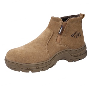 Botas de Seguridad Industriales Antideslizantes Personalizables al por Mayor para Hombre, Zapatos con Puntera de Acero para Trabajo Directo de Fábrica - Product Image 4
