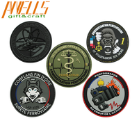 Vêtements tactiques amusants, patchs personnalisés 3D en PVC, patchs tactiques souples en silicone PVC, badges en caoutchouc PVC, étiquettes de logo