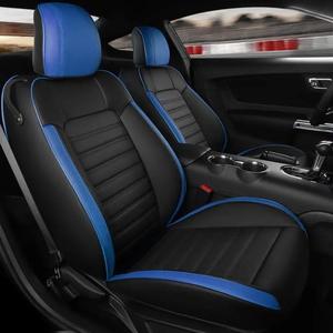 Alta qualità eco-friendly <span class=keywords><strong>pelle</strong></span> Napa Mix colori <span class=keywords><strong>su</strong></span> <span class=keywords><strong>misura</strong></span> Set completo <span class=keywords><strong>coprisedili</strong></span> per auto All-Season per Ford Mustang 2015-2019 - Product Image 6