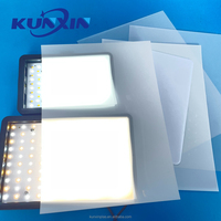 Film de diffusion en polycarbonate pour éclairage LED Kunxin Opal White 0,2 mm 0,8 mm 1 mm 1,5 mm 2,0 mm