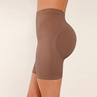 Al por mayor Fajas moldeadoras sin costuras de cintura media con control de abdomen, tipo boyshort, con mejor acolchado de cadera y levantador de glúteos para mujer