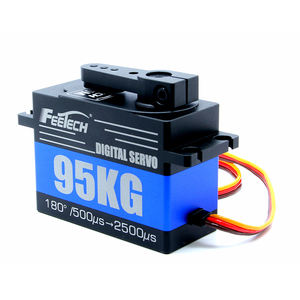 Servo numérique haute vitesse 70 kg 95 kg 100 kg 1:<span class=keywords><strong>5</strong></span> avec bras en métal et engrenage de couple pour voiture RC Traxx Arrma Kraton <span class=keywords><strong>Baja</strong></span>, modèle de moteur de jouet - Product Image 1