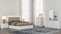 Meubles de chambre à coucher modernes avec coiffeuses, lit king size, table de chevet, commode, ensemble de meubles de chambre à coucher très vendu 2026
