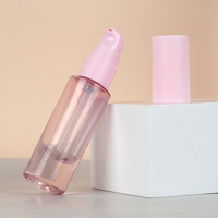 Bouteille d'émulsion rose de 5ml Bouteille d'échantillon d'essence à fond épais Bouteille de cosmétiques en verre Fond de teint liquide Emballage séparé de 10ml