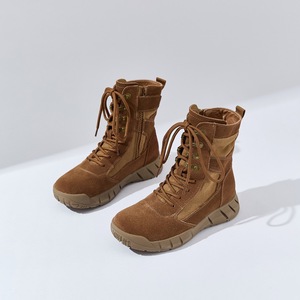 Bottines en daim pour femmes SF49 713, beige, à lacets, décontractées, toutes saisons, respirantes, style randonnée - Product Image 5