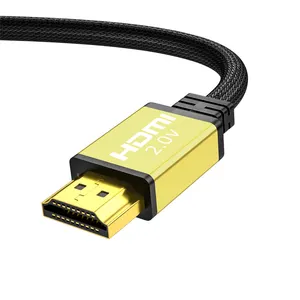 HDMI-Kabel mit 3D Ultra-HD Hochgeschwindigkeit 18 Gbps HDMI 4 K 60 Hz Auflösung schwarz PVC PE-Beutel Überwachungskamera Lager 4 K Datenübertragung