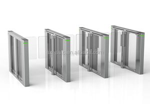 1-Way Bidirectional Passage Access Control Security Gates Safety Swing <strong>Barrier</strong> Gate RFID/Face Recognition Anti-Pinch Turnstile - Product Image 2