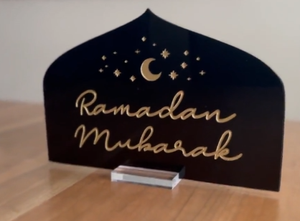 Custom Hajj Mubarak <strong>Gifts</strong> <strong>Personalised</strong> Islamic <strong>Gifts</strong> Umrah Mubarak <strong>Eid</strong> <strong>Gifts</strong> Ramadan Clear Acrylic Plaque - Product Image 5