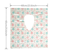 Tapis de siège de sol de toilette jetable antidérapant/couverture de siège de toilette jetable écologique/feuille de sol de toilette jetable