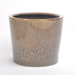 Macetas de cerámica esmaltadas con patas para decoración Interior, diseño creativo hecho a mano, bonsái, plantación verde - Product Image 6