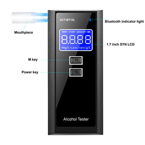 Fabrik preis Alkohol tester tragbarer Alkohol prüfer Hochwertiger Bluetooth-Alkohol tester - Product Image 2