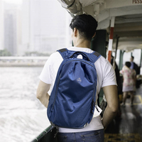Sac à dos de sport authentique noir pour l'école primaire, avec pochette Airflow, fermeture biodégradable, option de transport pour les passionnés