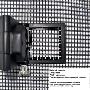 6060-t66 khung nhôm sợi thủy tinh con lăn có thể thu vào cửa màn hình côn trùng với lưới màn chống muỗi cho nhà bếp ngoài trời sử dụng - Product Image 6