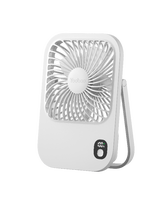 Yoobao F01P Kipas Lipat Isi Ulang 10000mAh, 3 Kecepatan Tampilan Digital Senyap, Tipe-C untuk Kantor, Asrama, Perjalanan, Berkemah