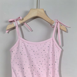 Leotardos <span class=keywords><strong>de</strong></span> nailon con cuentas 2026 para niñas, body <span class=keywords><strong>de</strong></span> ballet con falda, sin mangas, para actuaciones escénicas, ropa <span class=keywords><strong>de</strong></span> <span class=keywords><strong>baile</strong></span>, disfraz <span class=keywords><strong>de</strong></span> fiesta - Product Image 3
