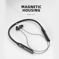 Earphone Bluetooth Nirkabel Headphone Olahraga Earpiece Mini Headset Suara Stereo Neckband untuk Olahraga GYM Lari Bersepeda Jalan Kaki