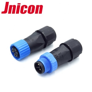Đầu Nối Đèn <span class=keywords><strong>Led</strong></span> Điện Chống Nước IP68 Nam Nữ Jnicon M15 3pin - Product Image 2