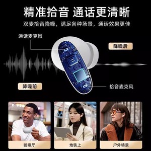 Auriculares Tws 5.4 con sonido de alta fidelidad, control táctil, intrauditivos, con carga tipo C para Xiaomi Huawei, cancelación de ruido, larga duración - Product Image 5