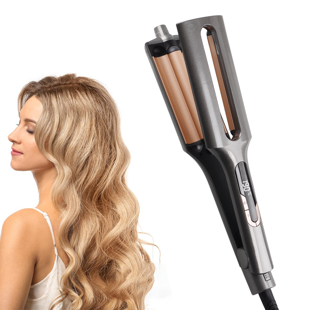 プロフェッショナルイオンヘアカーラーマシン3バレルディープ