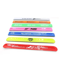 Bracelet à clipser personnalisé pour enfants et adultes, logo personnalisé, bracelet en PVC coloré, cadeau pour activité scolaire