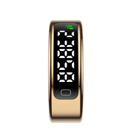 Anillo Inteligente R11C, Regalo para el Eid, Anillo Inteligente para Oraciones Musulmanas, Monitor de Frecuencia Cardíaca, Monitor de Salud, Pantalla Digital, Control por Aplicación