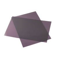 Plastique opaque à haute brillance de feuille rigide d'ANIMAL FAMILIER noir de 0.5mm pour le thermoformage