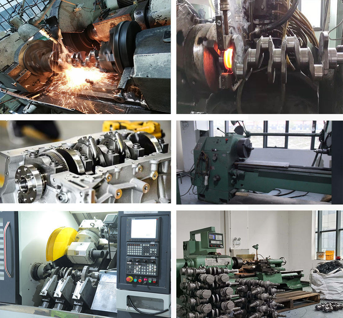 Car Engine Part Forging Cast Iron Crankshaft for Isuzu 4JJ1