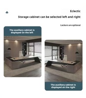Muebles de oficina modernos de lujo hechos a medida CEO y Gerente General Escritorios DE TRABAJO Escritorios ejecutivos con dimensiones personalizadas