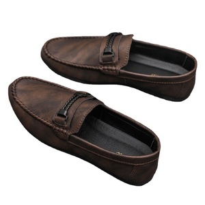 Men Casual Slip On Loafers <b>Driving</b> <b>Shoes</b> Soft Sole Leather Look Daily Walking <b>Shoes</b> - Product Image 5