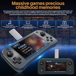 Console de jeu rétro portable SF3100, écran IPS de 4,5 pouces, lecteur de jeux vidéo 64G pour PS1, 20000 jeux, sortie TV, batterie 3000mAh - Product Image 5