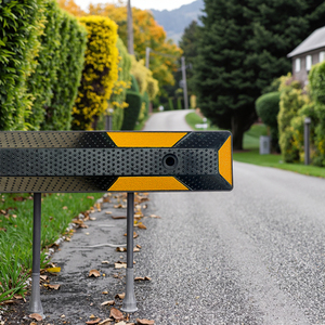 Meta Cao Su MR-WSR200 Duy Nhất Hai Mặt Phản Quang Bánh Xe Stopper 200Cm Nhiệm Vụ Nặng Nề Bãi Đậu Xe Định Vị Linh Hoạt Nhựa Đường Bộ Thực hiện - Product Image 6