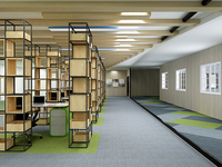 Carrelage de moquette commercial uni carré, nylon, PVC, support en PE, moquette de bureau, carrelage de moquette modulaire