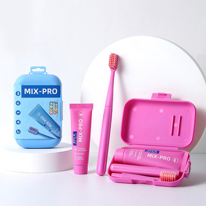 Ensemble <span class=keywords><strong>de</strong></span> brosses <span class=keywords><strong>à</strong></span> dents <span class=keywords><strong>de</strong></span> <span class=keywords><strong>voyage</strong></span> très vendu, comprenant une <span class=keywords><strong>brosse</strong></span> <span class=keywords><strong>à</strong></span> dents spirale et du <span class=keywords><strong>dentifrice</strong></span>, <span class=keywords><strong>brosse</strong></span> <span class=keywords><strong>à</strong></span> dents <span class=keywords><strong>de</strong></span> <span class=keywords><strong>voyage</strong></span> pour adultes, personnalisable - Product Image 1