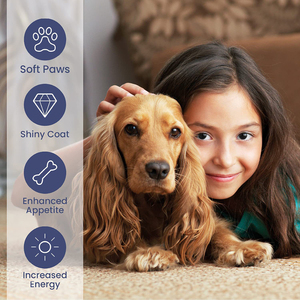 Integratori per la cura della salute degli animali domestici olio di pesce per lenire il prurito allergie alla pelle sana mantello lucido - Product Image 4