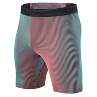 Shorts de compression pour marathon à taille mi-haute, respirants, à séchage rapide et très extensibles pour hommes – Sportifs et professionnels pour la course et le fitness