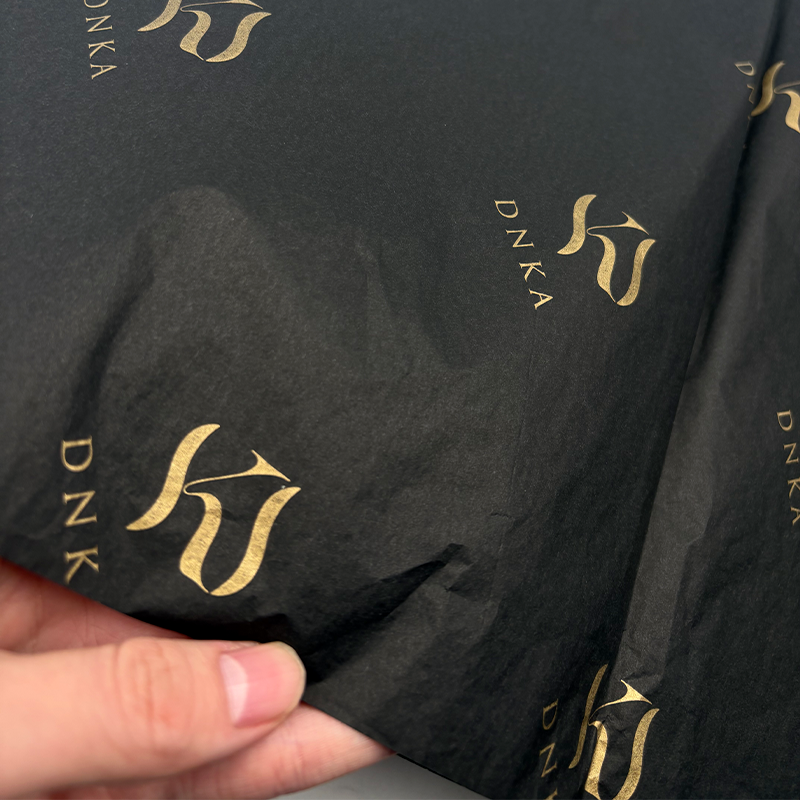 Custom Luxury Black Tissue Paper with