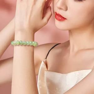 Pulsera de Jade Nefrita Natural de Hetian, Estilo Chino, Diseño Original, Joyería para Mujer, Regalo con Certificado de Tasación C444/C446 - Product Image 4