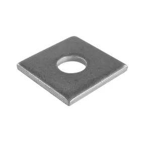 Rondella quadrata rettangolare filettata piatta in acciaio al carbonio rondelle piatte in metallo quadrato per costruzioni in legno