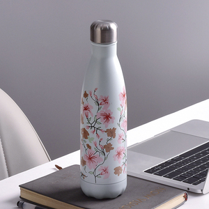 Bottle Amazon Hot Sale 1000ml 750ml 500ml Double Walled Insulated Stainless Steel Sports Water Bottle With Lid
