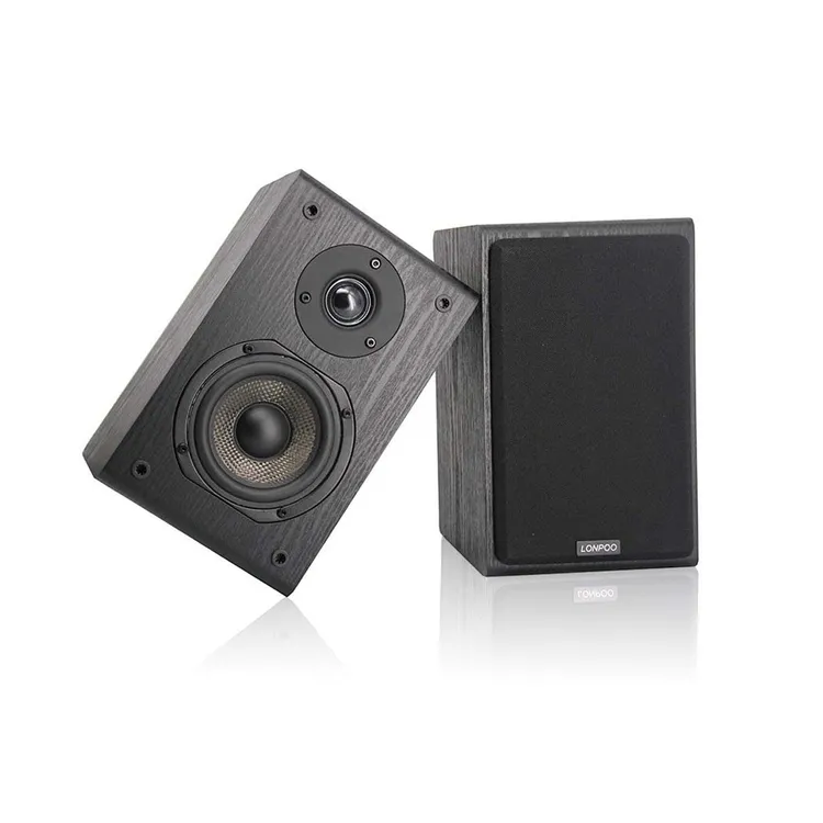 Factory Sale New Products 4-inch Carbon Fiber Woofer Hifi Passive Computer Mini Bookshelf Speakers