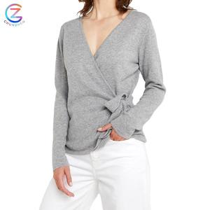 كيمونو كشمير مريح/فاخر/للراحة/عالي الجودة من منغوليا، زي نسائي، كارديجان قصير ملفوف - Product Image 1