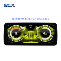 Système multimédia pour Benz, 10.0 pouces, MCX Qual, comm, Android 10.25, 8 cœurs, 4 go + 64 go, écran, pour mercedes W211, W221, W220