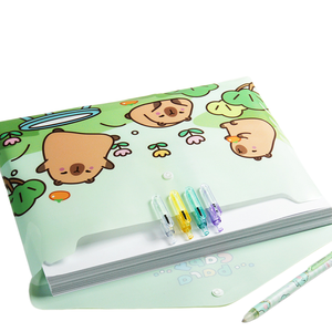 Carpeta de Documentos A4 Personalizada con Logotipo X515, Bolsa Transparente de Polipropileno con Botón a Presión, Superficie Brillante/Mate/Esmerilada, para Uso Escolar y de Oficina - Product Image 3