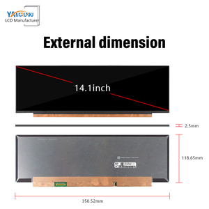 Oem UltraWide NV140DQM-N51 <span class=keywords><strong>14.1</strong></span> inch TFT <span class=keywords><strong>LCD</strong></span> module với EDP giao diện sử dụng cho kéo dài thanh hiển thị mới được thiết kế - Product Image 2
