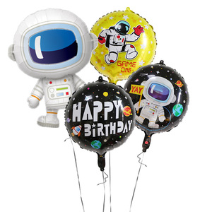 Sonnensystem-Thema Film Helium Latex Ballon Girlanden-Set UFO Rakete <span class=keywords><strong>Astronaut</strong></span> Geburtstagsparty Dekorationen - Product Image 6