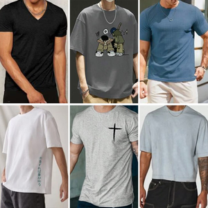 T-shirt <span class=keywords><strong>vintage</strong></span> à manches courtes et col rond de haute qualité, 100% coton pur, imprimé, séchage rapide, unisexe, stock expédié aléatoirement - Product Image 5