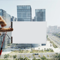 Moderner selbst klebender Smart PDLC Glas folien aufkleber Umschaltbarer Datenschutz und UV-blockierendes PET für Glas trennwände